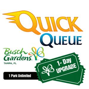 Quick Queue Unlimited - Busch Gadens Tampa