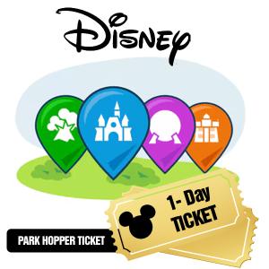 1 Day Park Hopper Ticket - Disney Florida